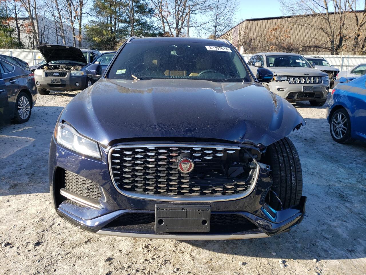 2023 Jaguar F-Pace VIN SADCJ2EX4PA704349 Copart auction photo, front end / side damage thumbnail 5