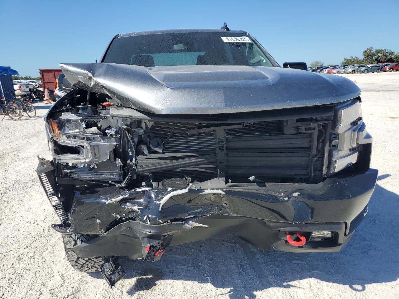 2022 Chevrolet Silverado VIN 1GCPYFED6NZ219232 Copart auction photo, front end damage thumbnail 5
