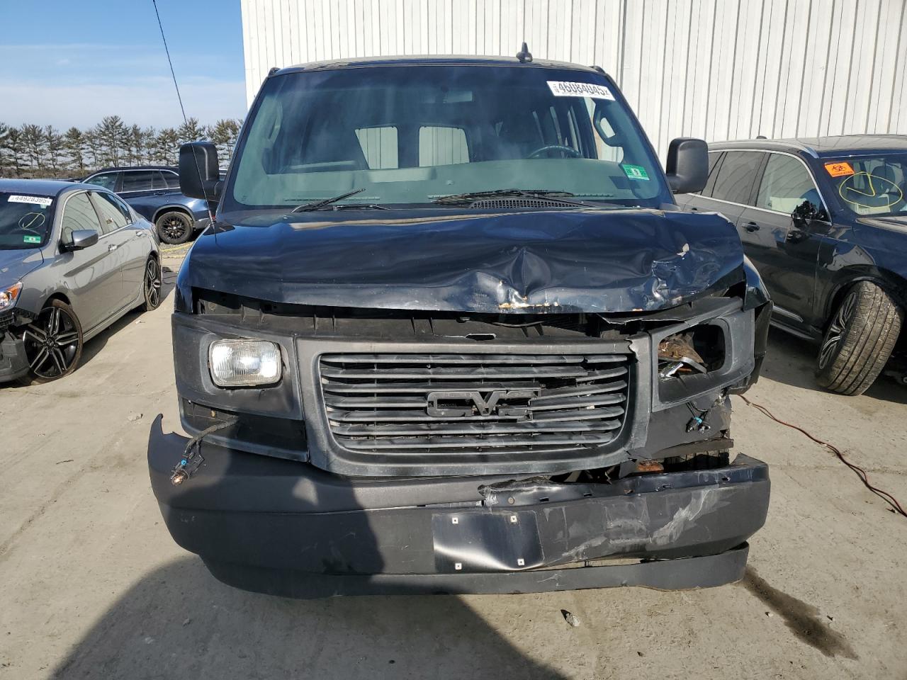 2017 GMC Savana VIN 1GJZ7NFF4H1111077 Copart auction photo, front end damage thumbnail 5