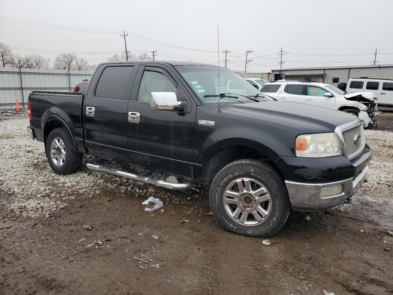 2004 Ford F-150 VIN 1FTPW14554KC26988 Copart auction photo, rear end / front end damage thumbnail 4