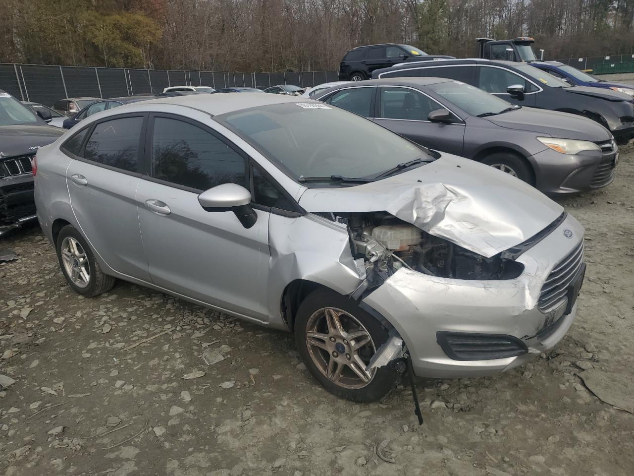 2019 Ford Fiesta VIN 3FADP4BJ5KM132199 Copart auction photo, front end damage thumbnail 4