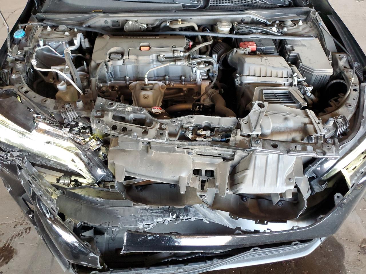 2022 Honda Civic VIN 2HGFE2F57NH603722 Copart auction photo, mechanical / front end damage thumbnail 12
