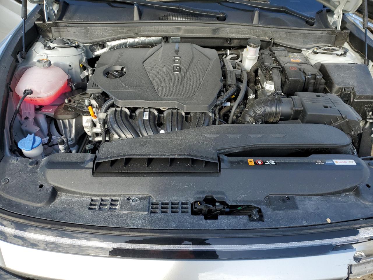 2024 Hyundai Sonata VIN KMHL14JA4RA400025 Copart auction photo, front end / side damage thumbnail 13