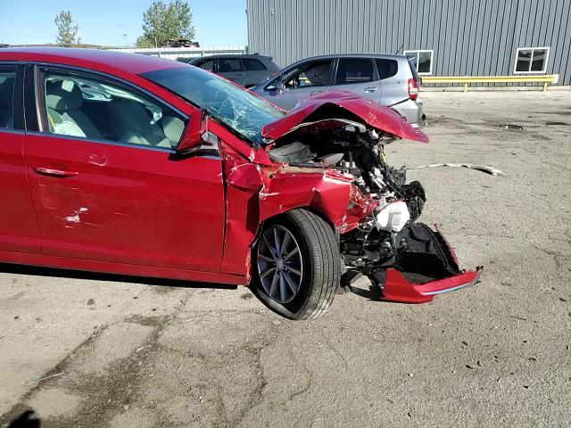 2019 Hyundai Sonata VIN 5NPE24AF5KH770176 Copart auction photo, front end / side damage thumbnail 10