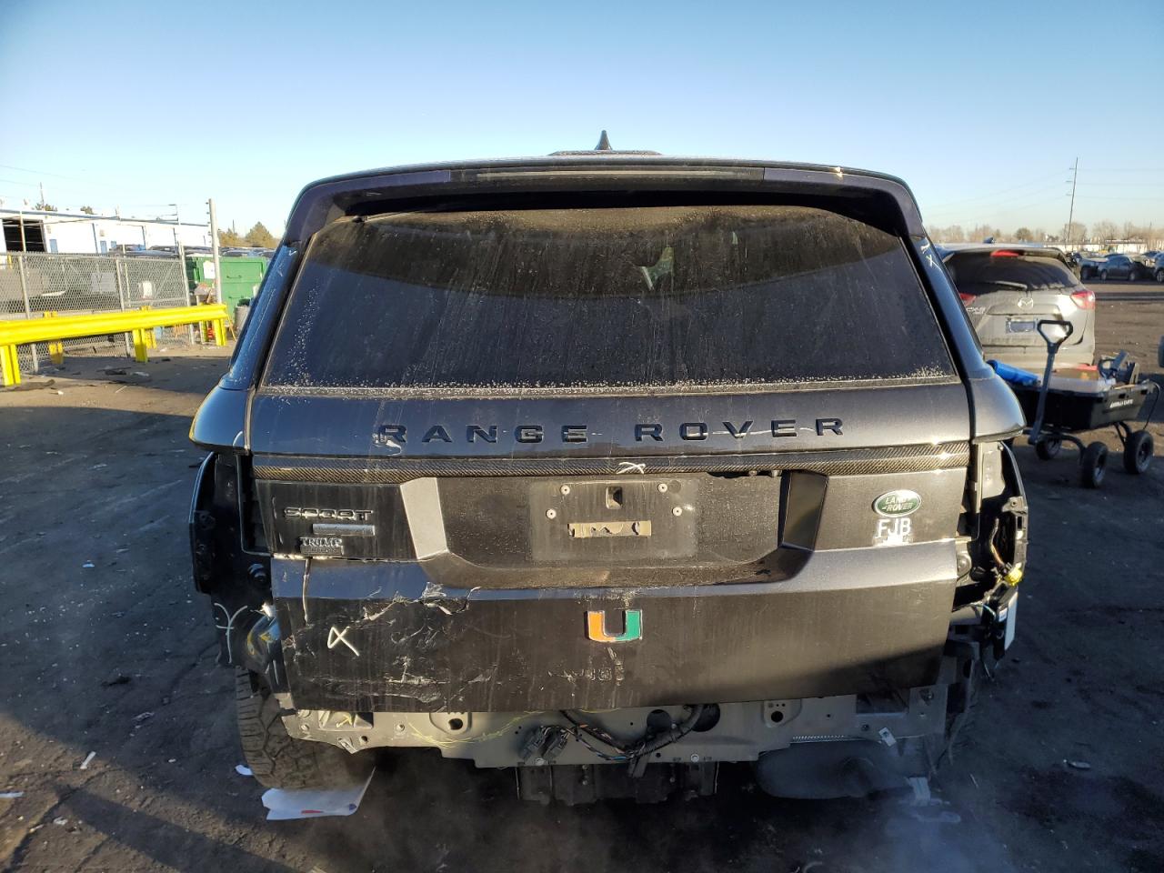 2018 Land Rover Range Rover VIN SALWV2RE6JA809450 Copart auction photo, rear end damage thumbnail 6