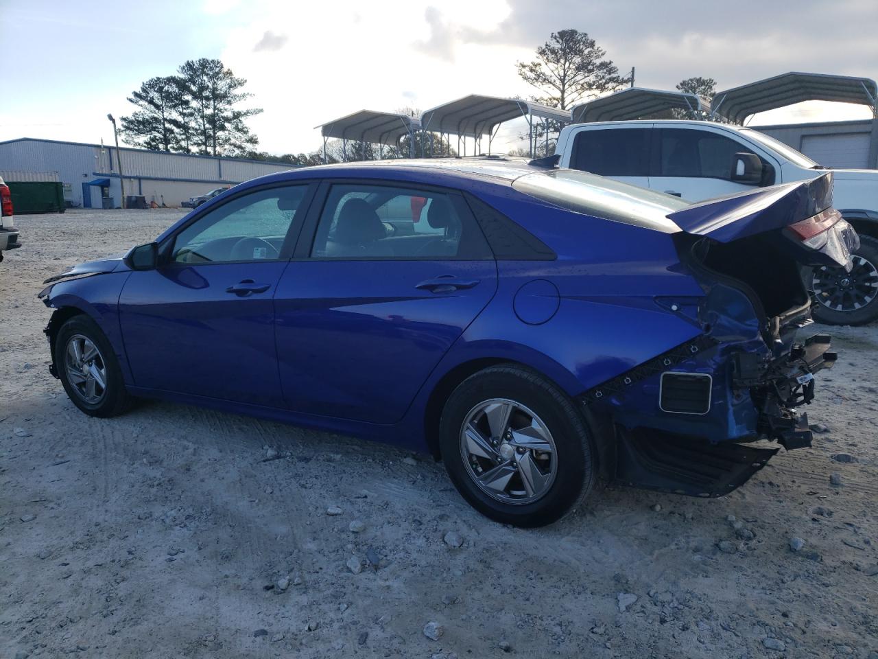 2024 Hyundai Elantra VIN KMHLL4DG3RU689536 Copart auction photo, front end / rear end damage thumbnail 2