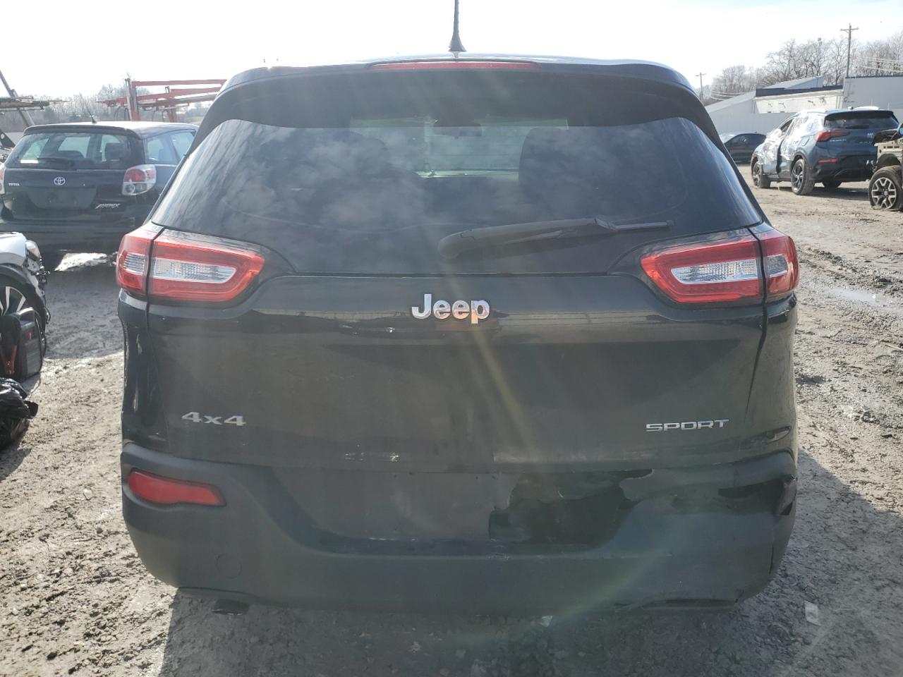 2015 Jeep Grand Cherokee VIN 1C4PJMAB0FW773656 Copart auction photo, rear end damage thumbnail 6