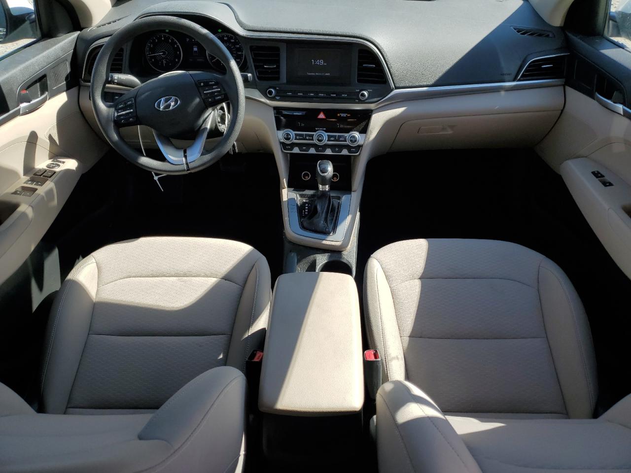 2020 Hyundai Elantra VIN 5NPD74LF9LH619403 Copart auction photo, rear end damage thumbnail 8