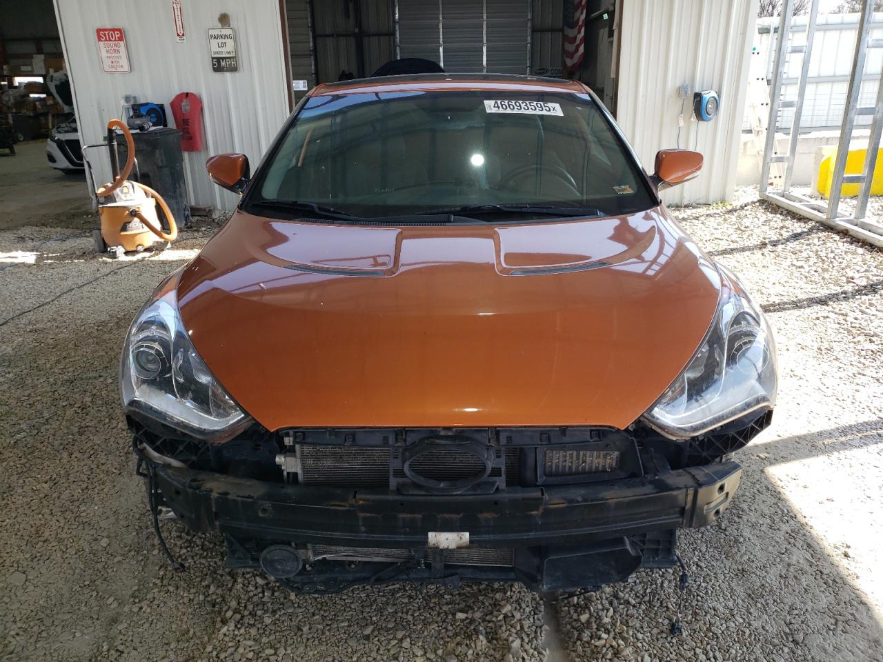2013 Hyundai Veloster VIN KMHTC6AE1DU095888 Copart auction photo, front end / minor dent/scratches damage thumbnail 5