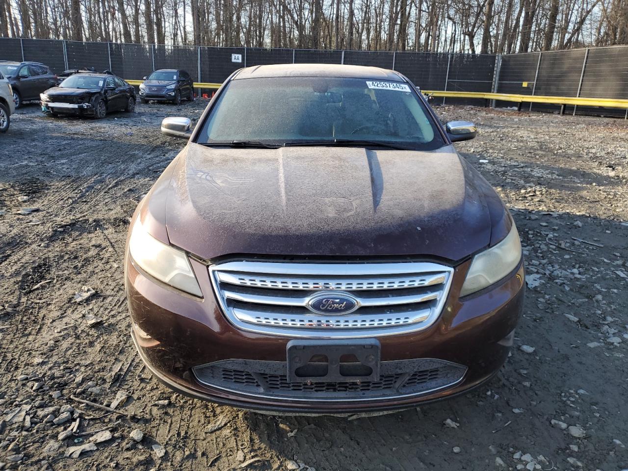 2010 Ford Taurus VIN 1FAHP2JW3AG138661 Copart auction photo, side / front end damage thumbnail 5