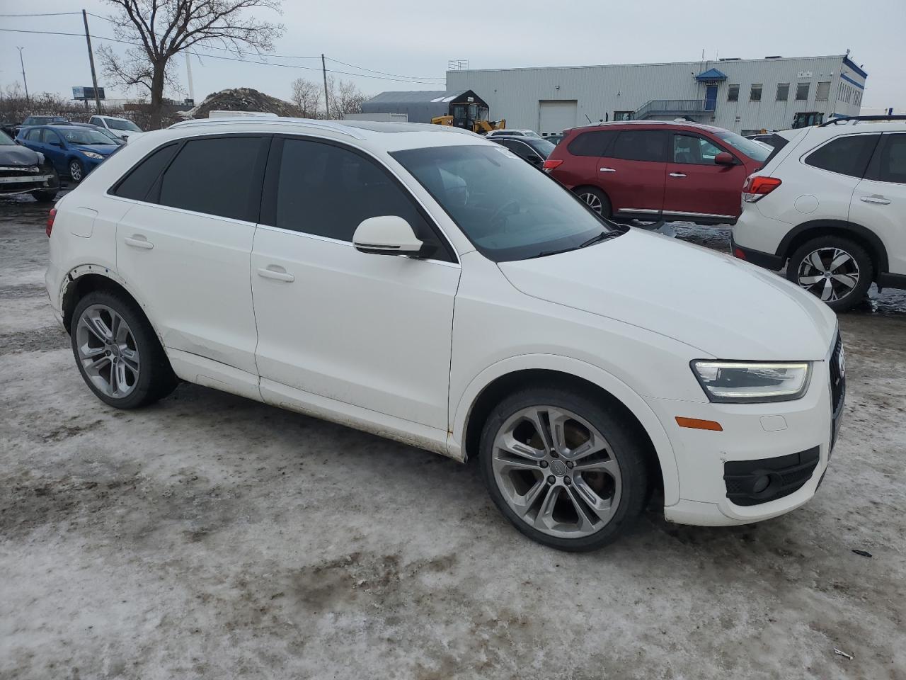 2015 Audi Q3 VIN WA1EFEFS7FR001414 Copart auction photo, side damage thumbnail 4