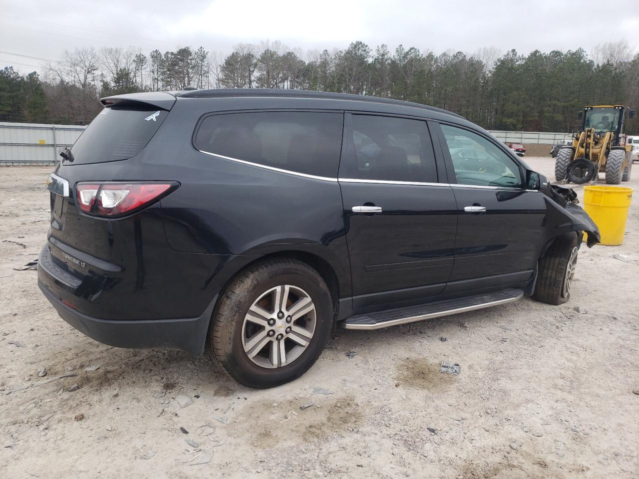 2015 Chevrolet Traverse VIN 1GNKRHKD8FJ299941 Copart auction photo, front end / undercarriage damage thumbnail 3
