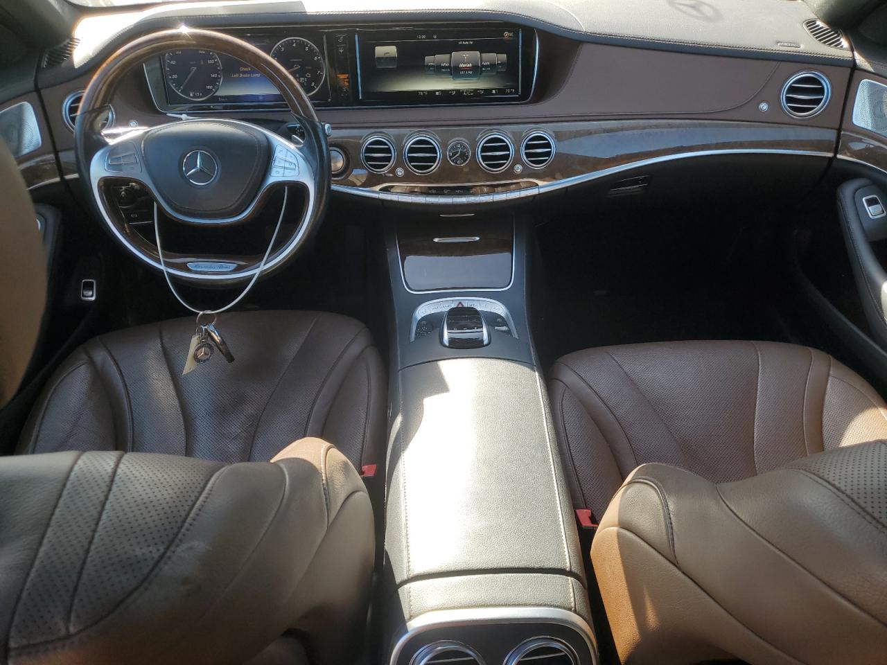2016 Mercedes-Benz S-klasse VIN WDDUG8FB9GA214600 Copart auction photo, rear end damage thumbnail 8