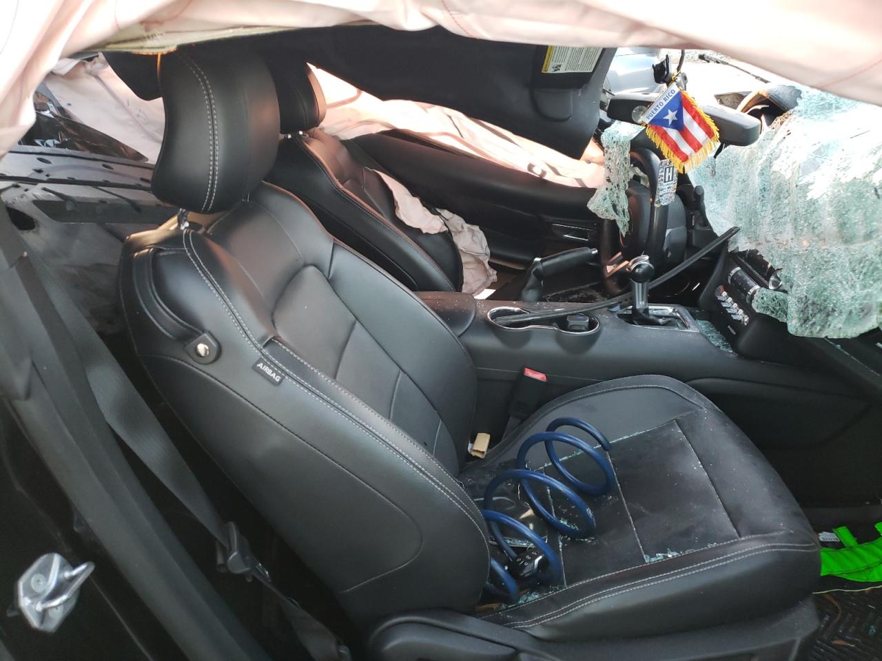 2017 Ford Mustang VIN 1FA6P8CF9H5281224 Copart auction photo, all over damage thumbnail 7