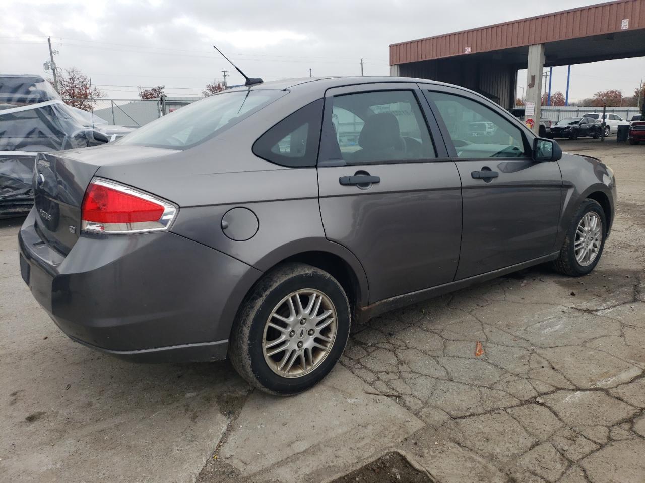 2010 Ford Focus VIN 1FAHP3FN9AW225265 Copart auction photo, side / front end damage thumbnail 3