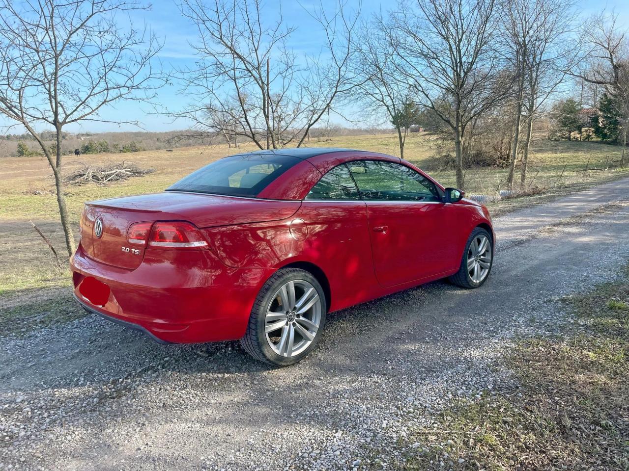 2014 Volkswagen Eos VIN WVWFW8AH3EV001617 Copart auction photo, normal wear / minor dent/scratches damage thumbnail 4