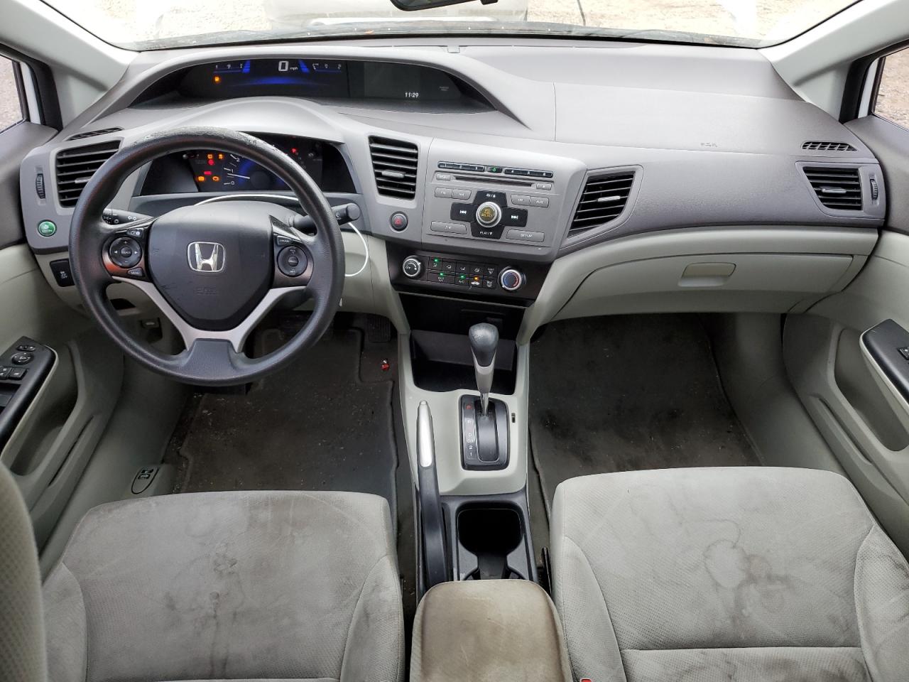 2012 Honda Civic VIN 19XFB2F55CE069250 Copart auction photo, rear end damage thumbnail 8