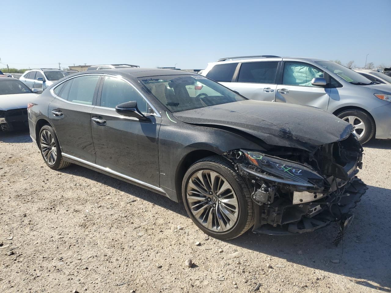 2018 Lexus LS VIN JTHB5LFF9J5002887 Copart auction photo, front end damage thumbnail 4