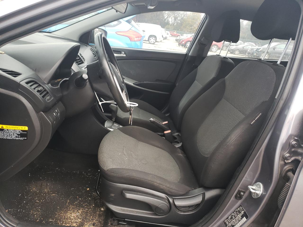 2014 Hyundai Accent VIN KMHCT5AE7EU153837 Copart auction photo, front end / minor dent/scratches damage thumbnail 7