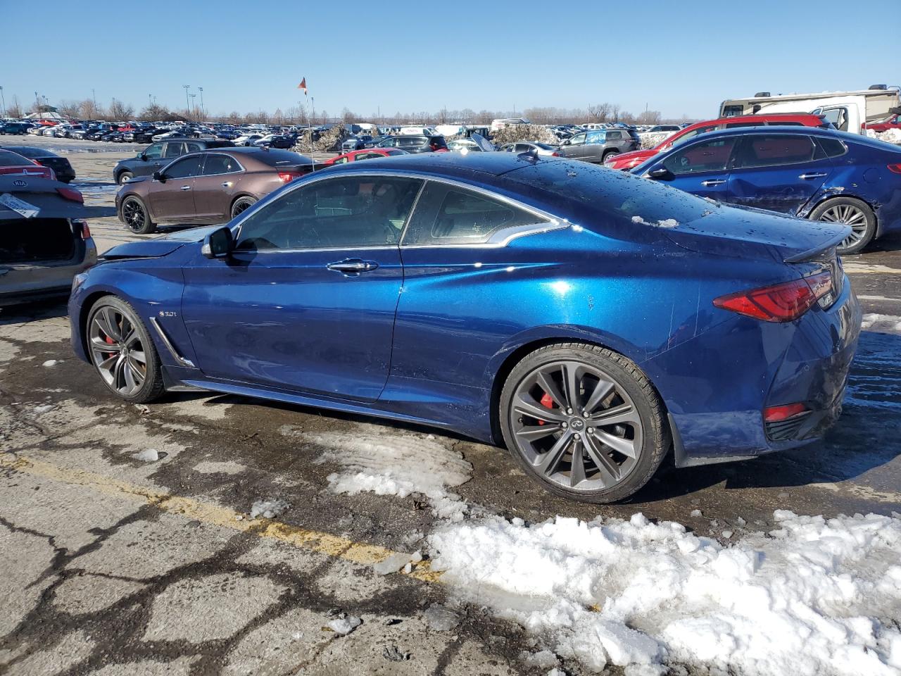 2018 Infiniti Q60 VIN JN1FV7EL9JM630278 Copart auction photo, rear end damage thumbnail 2