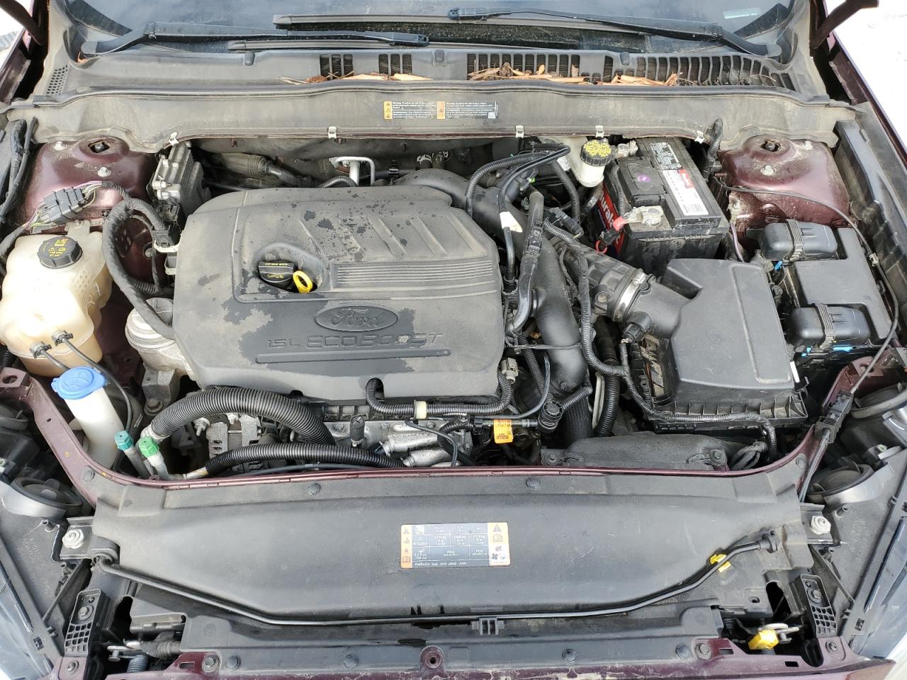 2017 Ford Fusion VIN 3FA6P0HD6HR333348 Copart auction photo, side damage thumbnail 11