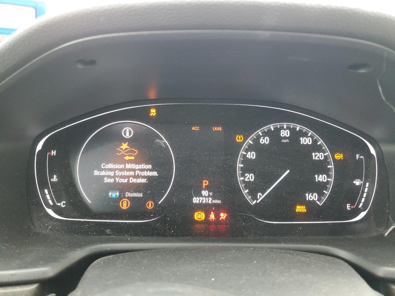 2019 Honda Accord VIN 1HGCV1F53KA109591 Copart auction photo, front end damage thumbnail 9
