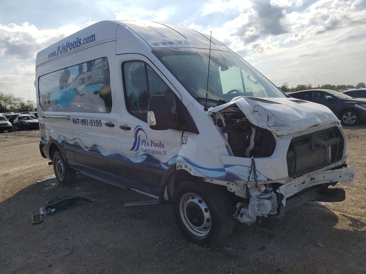 2020 Ford Transit VIN 1FTBR1X89LKB31467 Copart auction photo, front end damage thumbnail 4