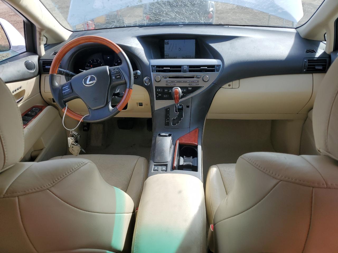 2010 Lexus RX VIN 2T2BK1BA9AC073689 Copart auction photo, side / front end damage thumbnail 8