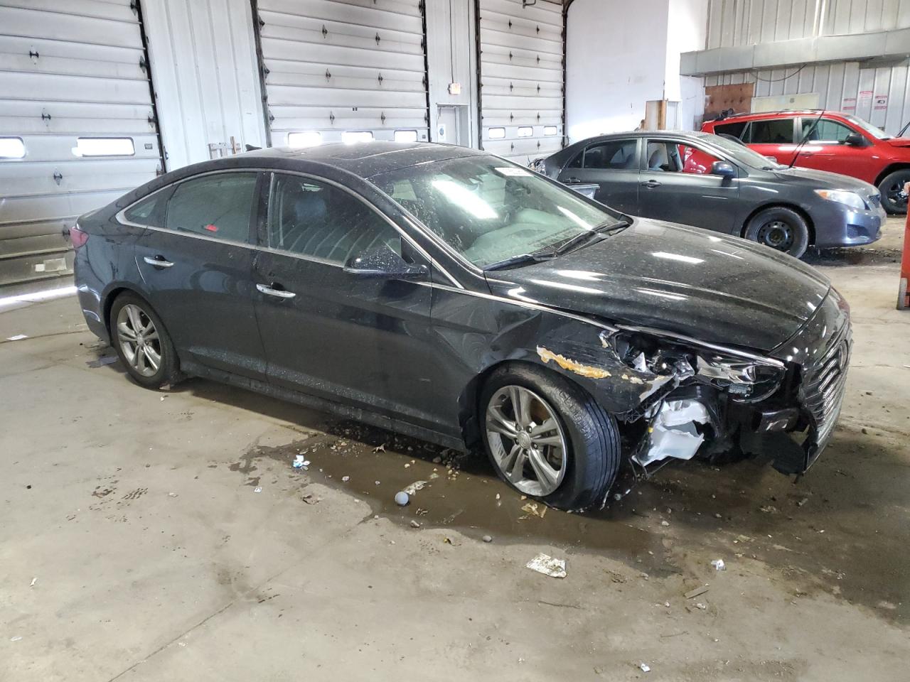 2018 Hyundai Sonata VIN 5NPE34AF0JH646392 Copart auction photo, vandalism / front end damage thumbnail 4