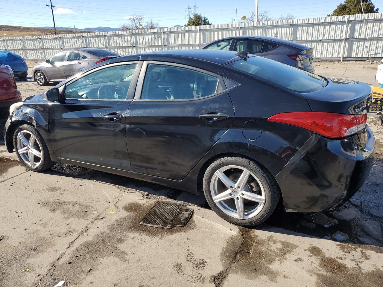 2012 Hyundai Elantra VIN KMHDH4AE7CU272310 Copart auction photo, front end damage thumbnail 2