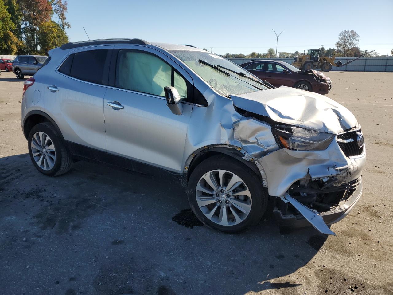 2019 Buick Encore VIN KL4CJASB7KB709220 Copart auction photo, front end damage thumbnail 4