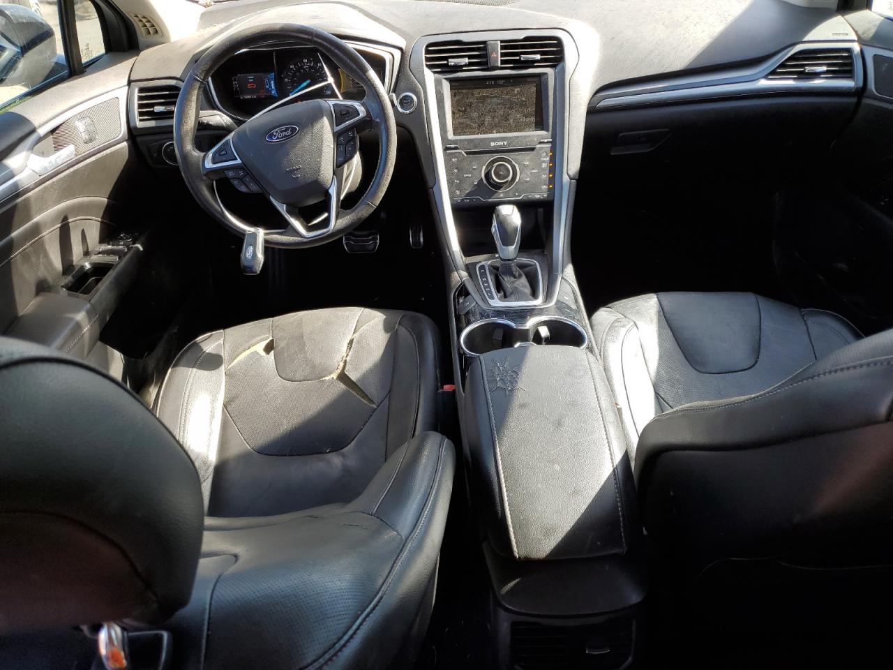 2014 Ford Fusion VIN 3FA6P0RU2ER270310 Copart auction photo, rear end / side damage thumbnail 8