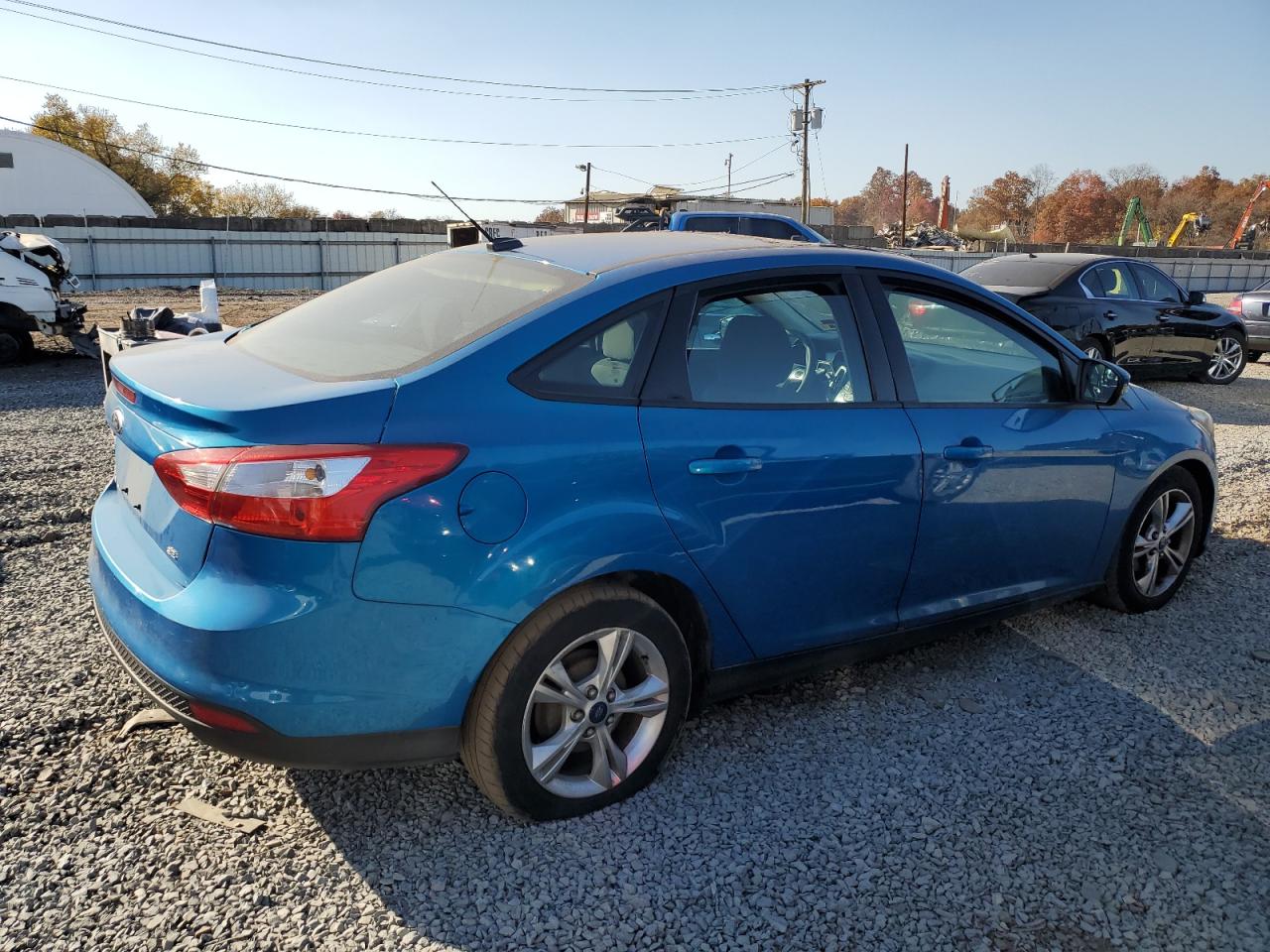 2014 Ford Focus VIN 1FADP3F26EL125748 Copart auction photo, rear end / front end damage thumbnail 3