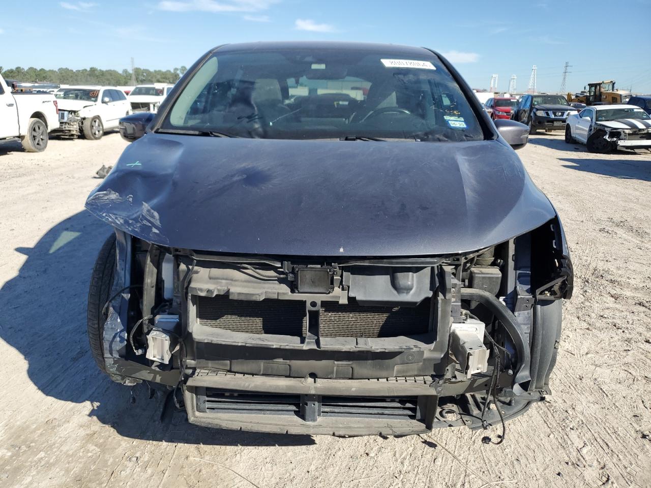 2018 Honda Odyssey VIN 5FNRL6H95JB016069 Copart auction photo, front end / side damage thumbnail 5