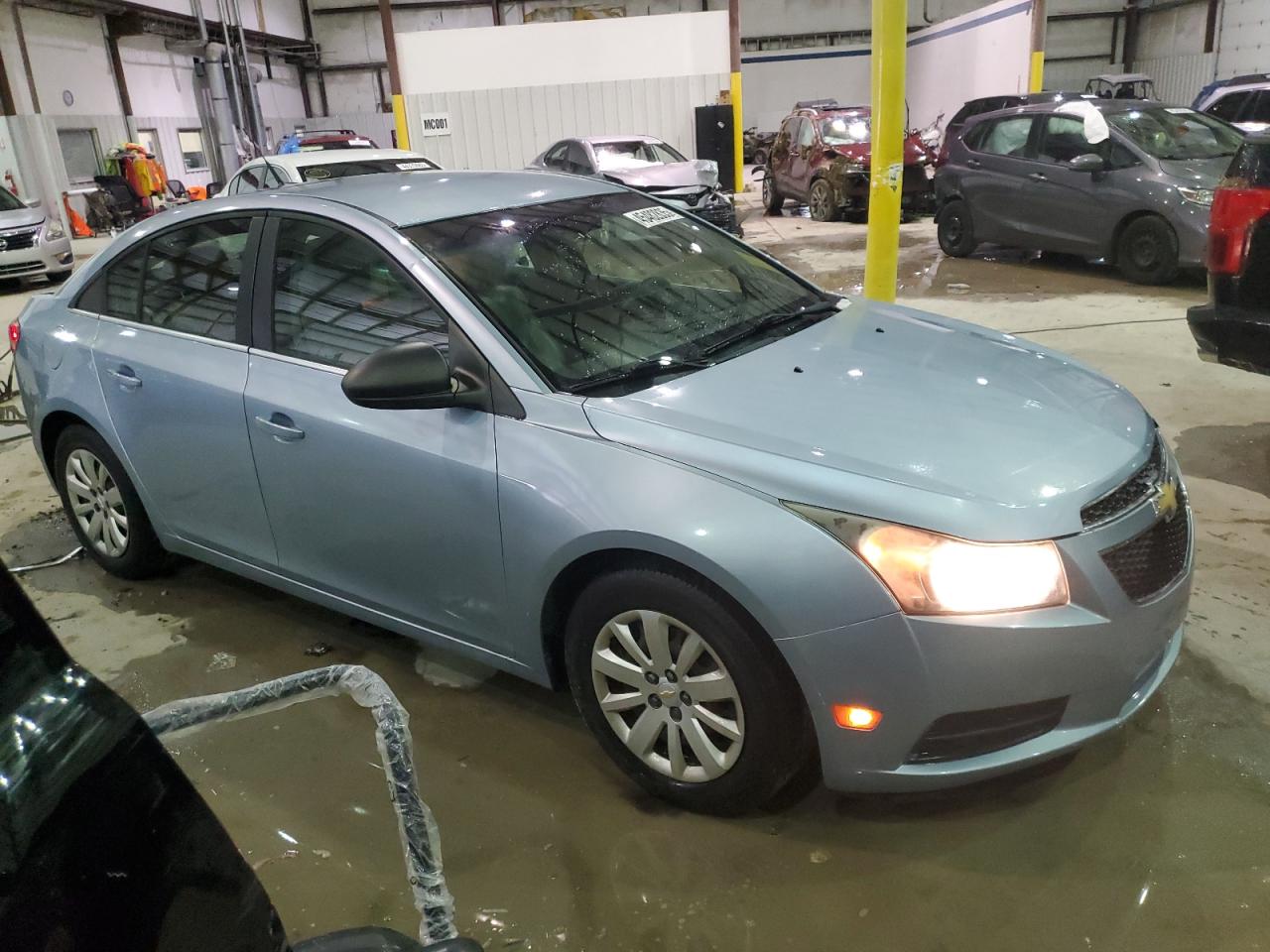 2011 Chevrolet Cruze VIN 1G1PC5SHXB7305689 Copart auction photo, rear end damage thumbnail 4