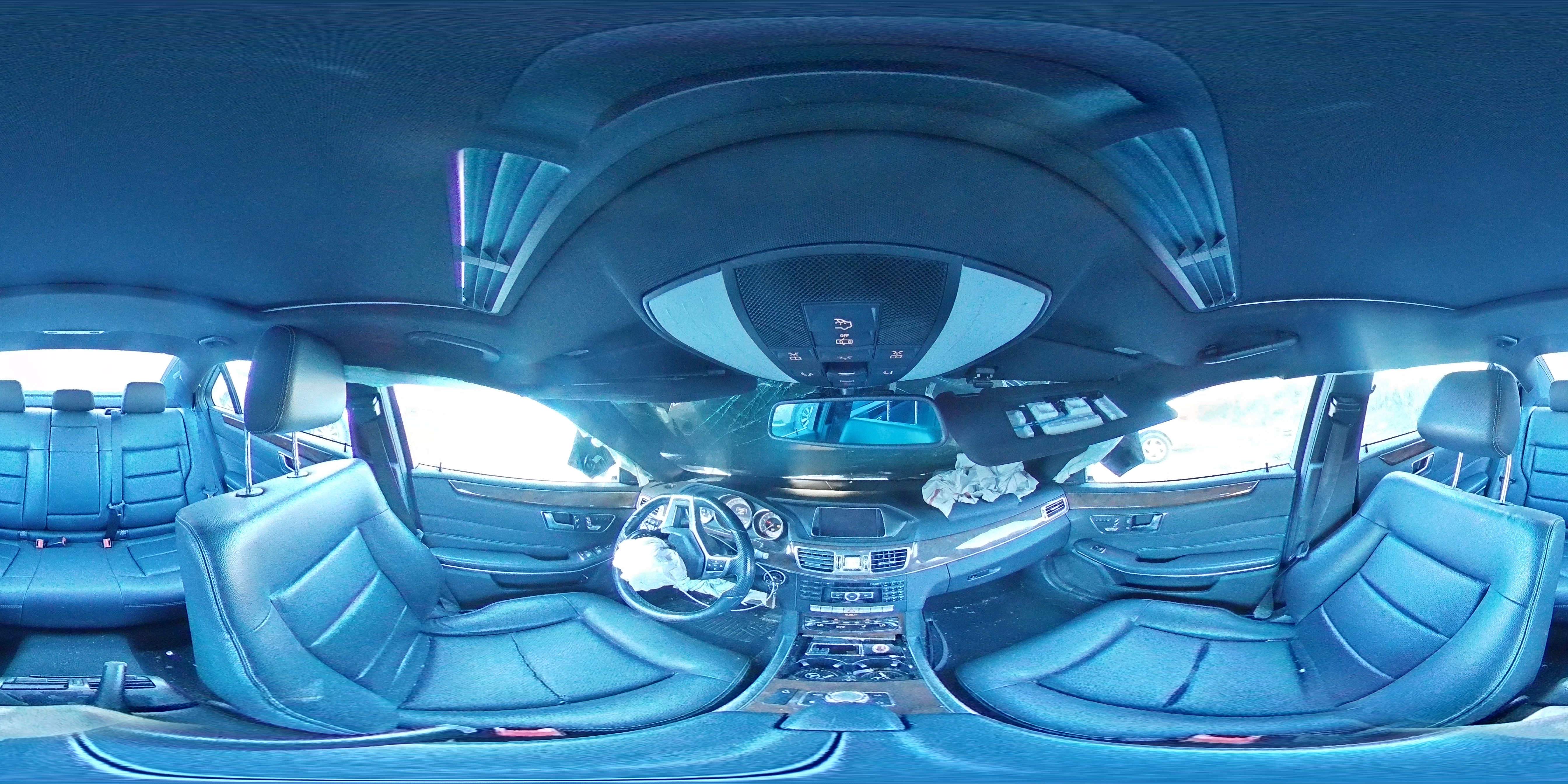 2014 Mercedes-Benz E-klasse VIN WDDHF8JB7EA980138 Copart auction photo, front end / rear end damage thumbnail 13
