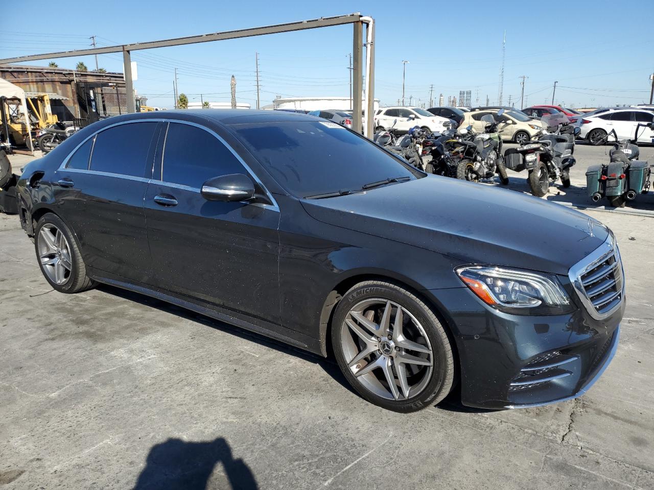 2020 Mercedes-Benz S-klasse VIN WDDUG8DB0LA516015 Copart auction photo, rear end damage thumbnail 4