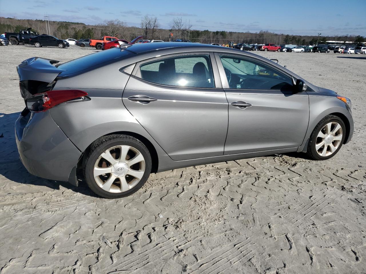2013 Hyundai Elantra VIN 5NPDH4AE2DH236881 Copart auction photo, rear end damage thumbnail 3
