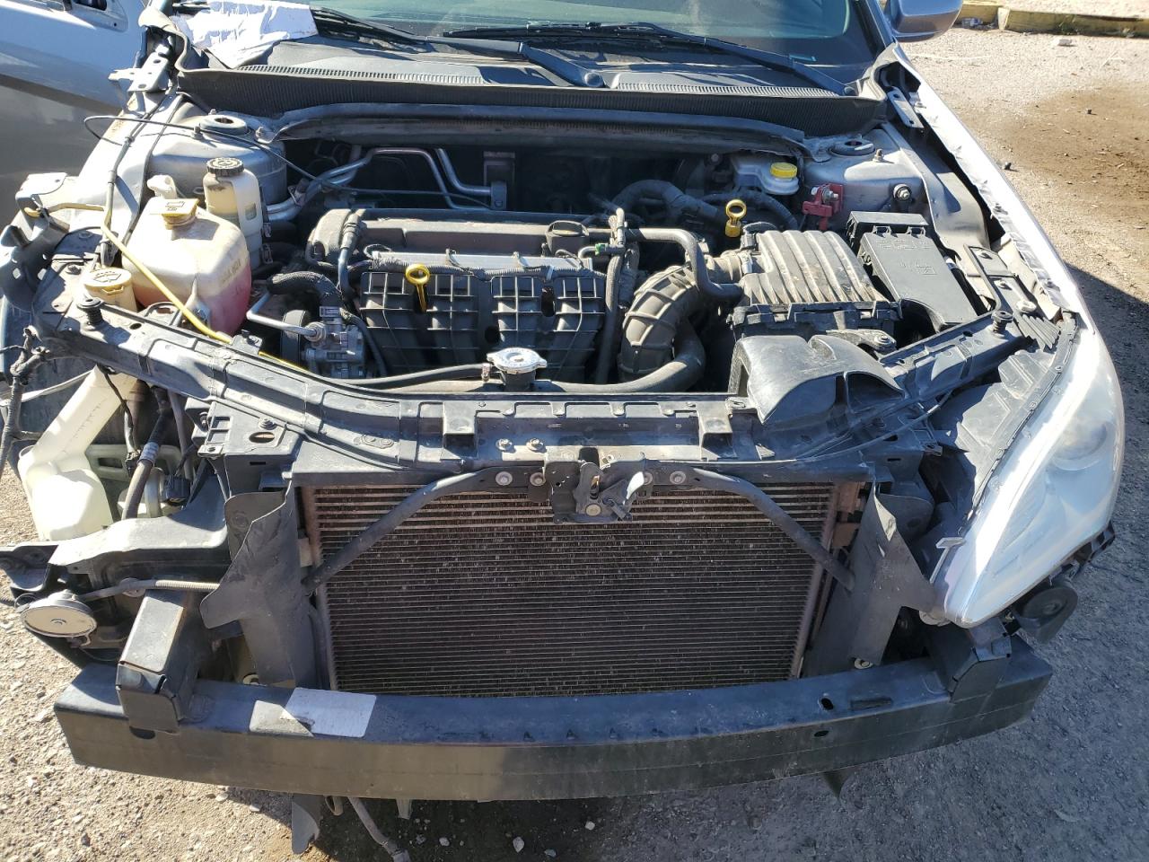 2014 Chrysler 200 VIN 1C3CCBAB5EN210771 Copart auction photo, front end / mechanical damage thumbnail 11