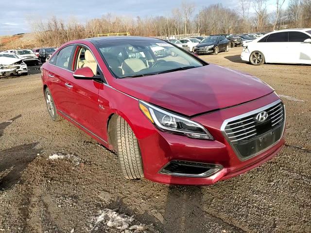 2016 Hyundai Sonata VIN KMHE34L10GA018054 Copart auction photo, front end damage thumbnail 11