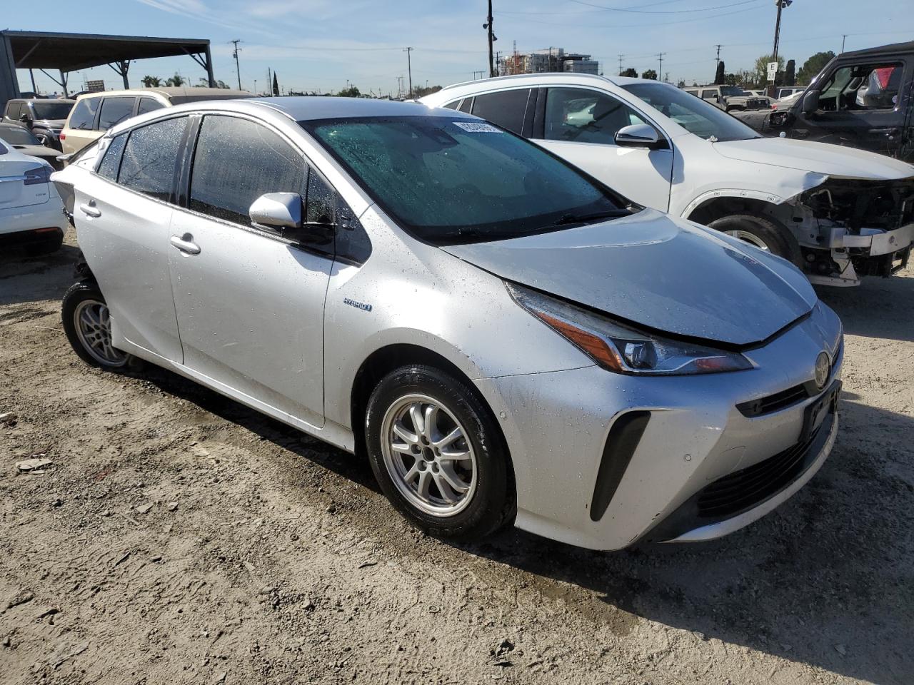 2019 Toyota Prius VIN JTDKARFU7K3079978 Copart auction photo, rear end damage thumbnail 4