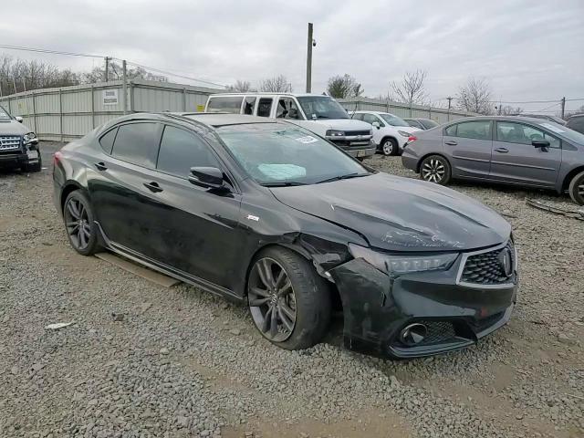 2019 Acura TLX VIN 19UUB1F69KA001580 Copart auction photo, rollover damage thumbnail 10
