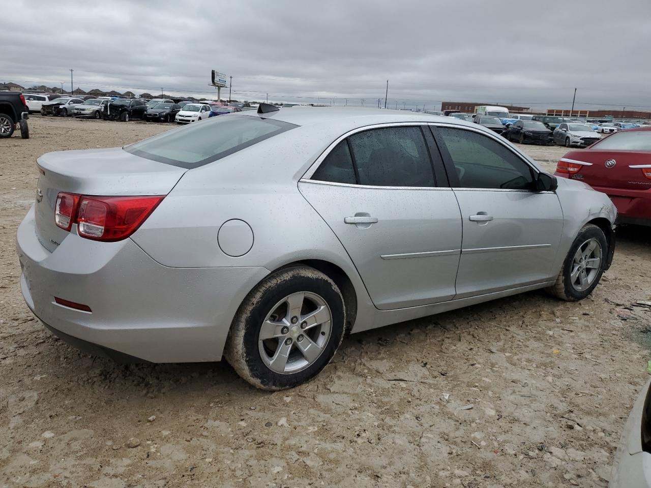 2013 Chevrolet Malibu VIN 1G11B5SA2DF161771 Copart auction photo, front end / side damage thumbnail 3