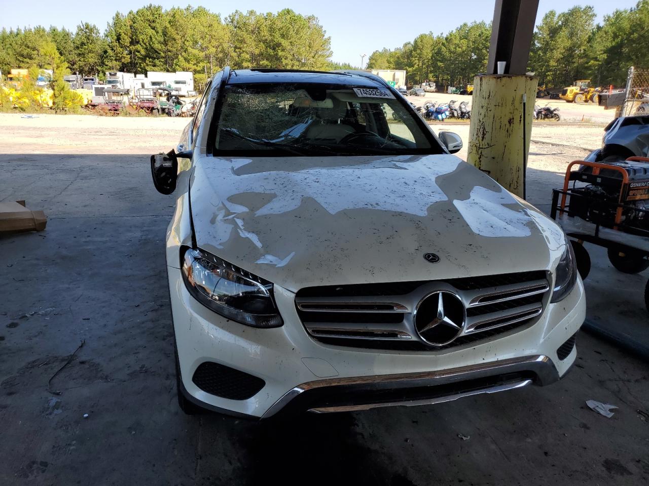 2018 Mercedes-Benz GLC VIN WDC0G4JB6JV028726 Copart auction photo, all over damage thumbnail 5