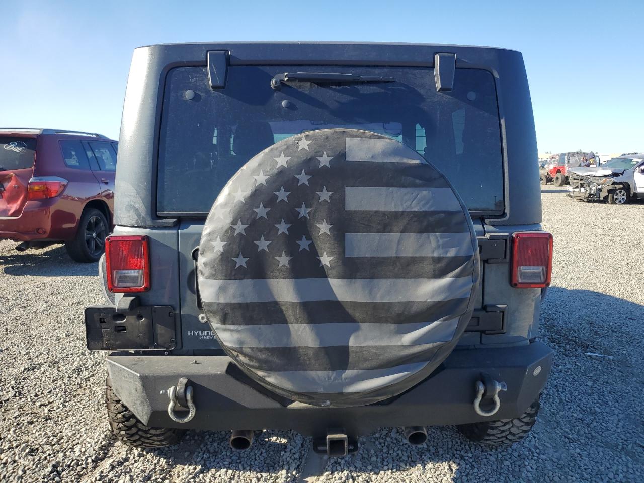 2015 Jeep Wrangler VIN 1C4AJWAG0FL501302 Copart auction photo, front end damage thumbnail 6