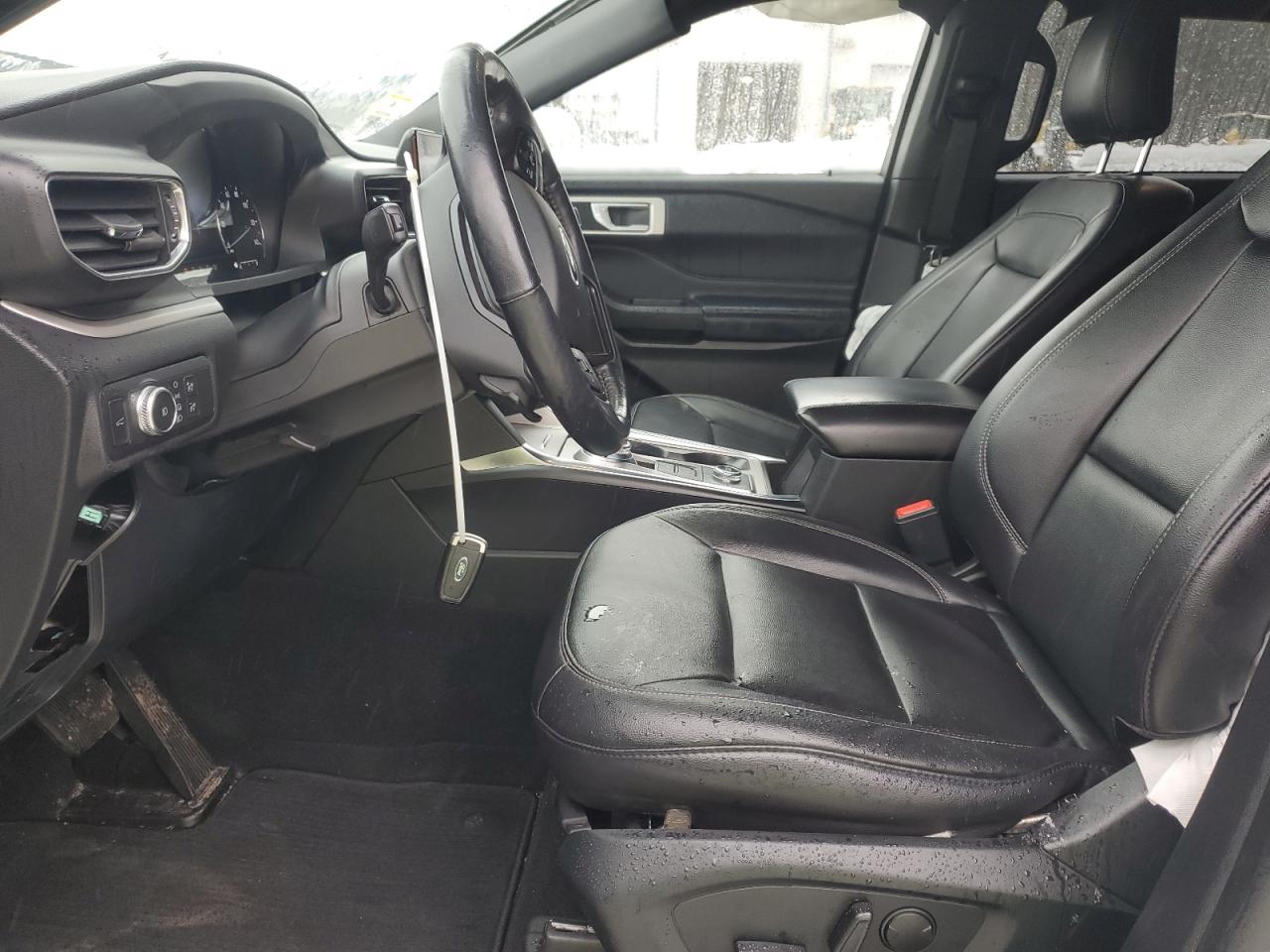 2020 Ford Explorer VIN 1FMSK8DH0LGB03718 Copart auction photo, side damage thumbnail 7
