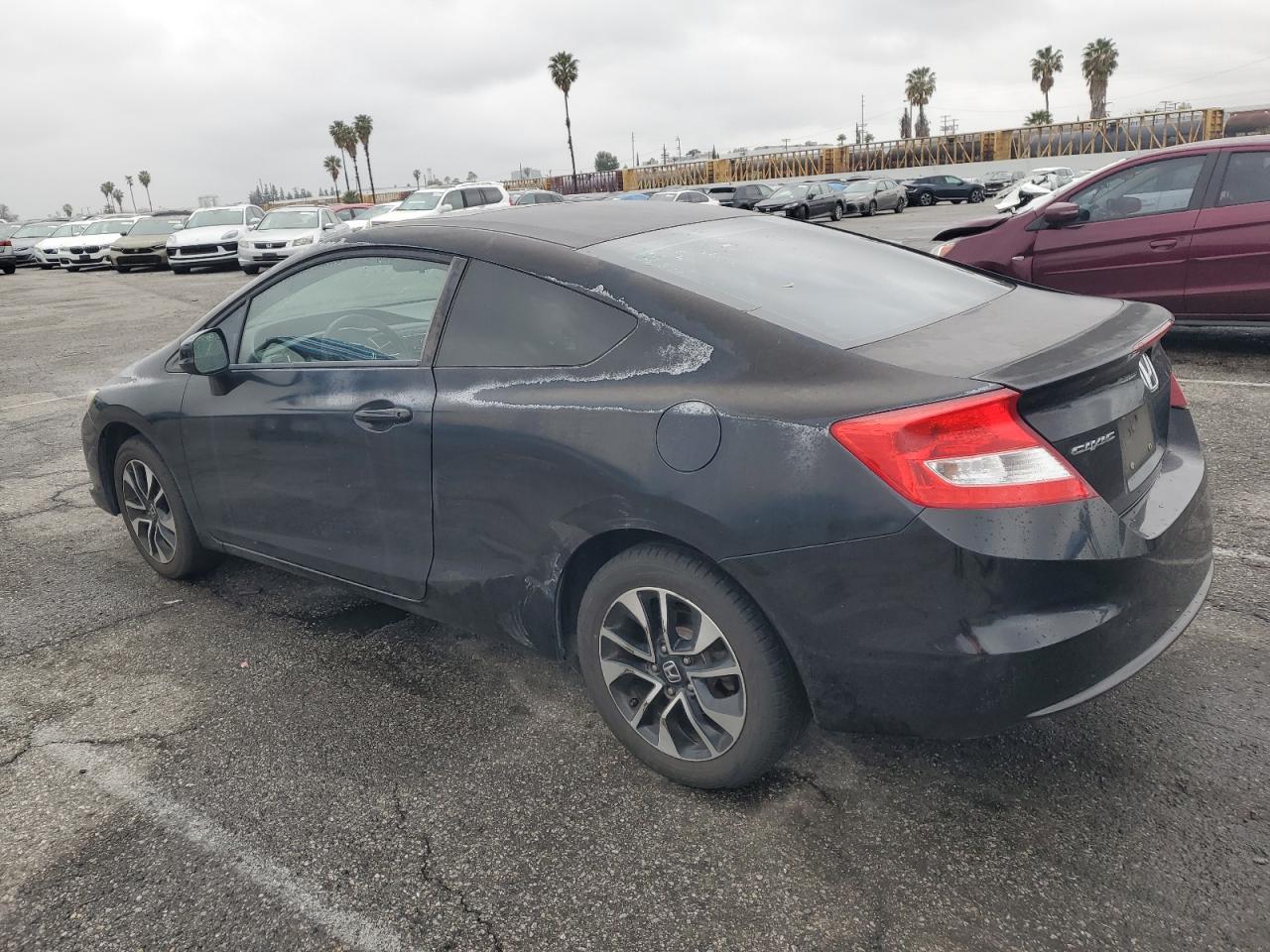 2013 Honda Civic VIN 2HGFG3B87DH505997 Copart auction photo, minor dent/scratches damage thumbnail 2