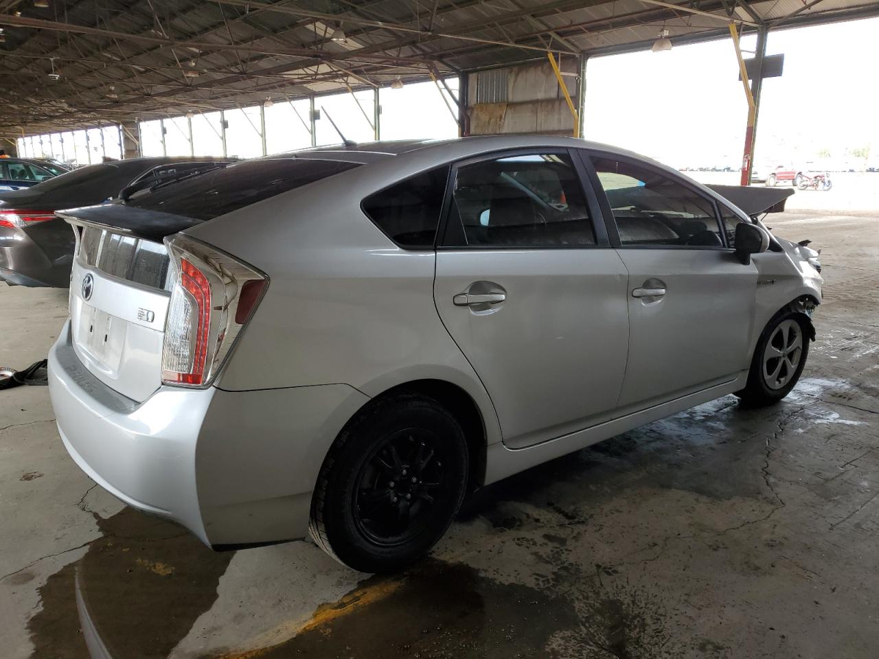 2013 Toyota Prius VIN JTDKN3DU7D5541662 Copart auction photo, front end damage thumbnail 3