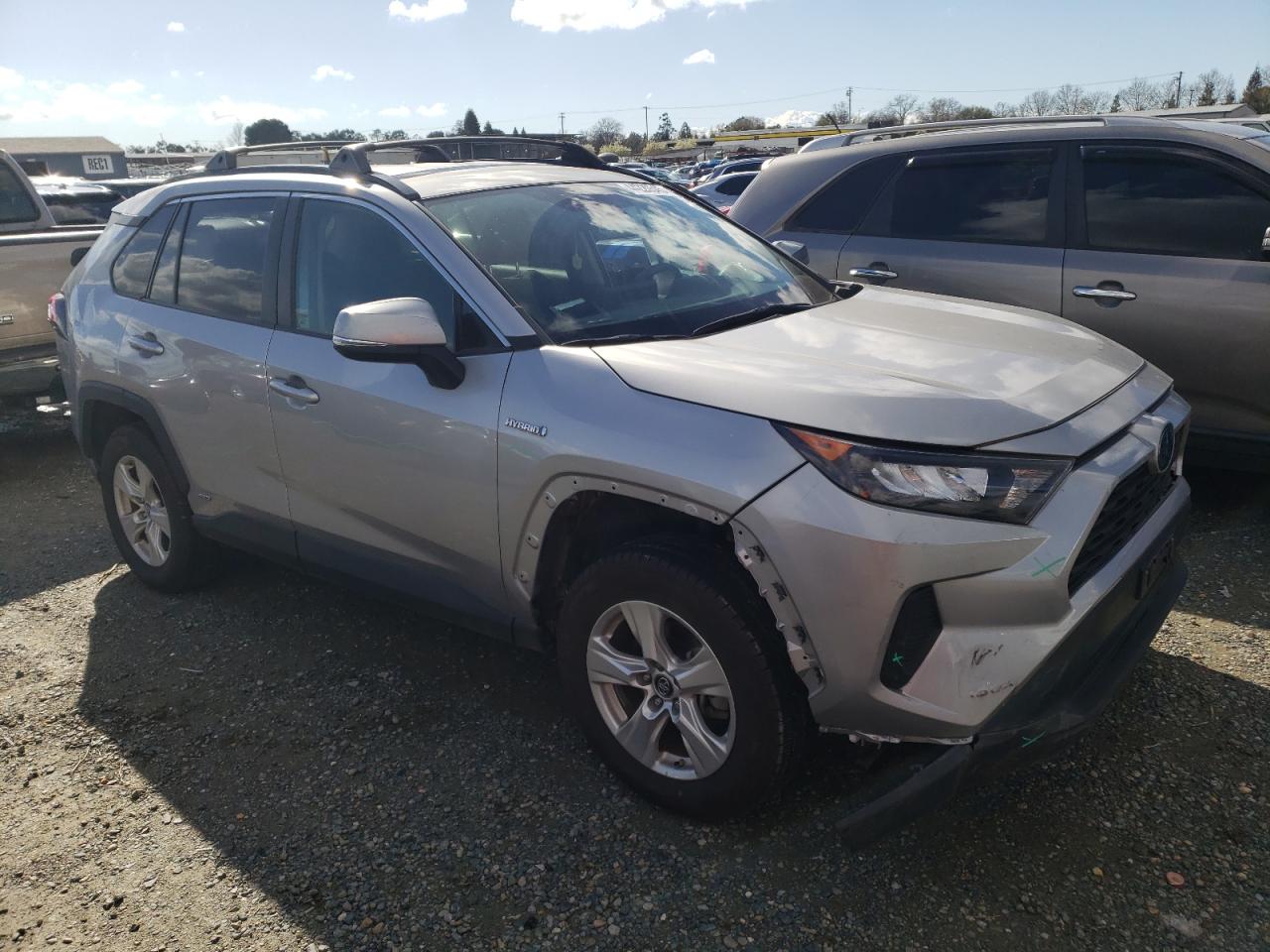 2020 Toyota RAV 4 VIN 4T3MWRFV0LU009854 Copart auction photo, rear end damage thumbnail 4