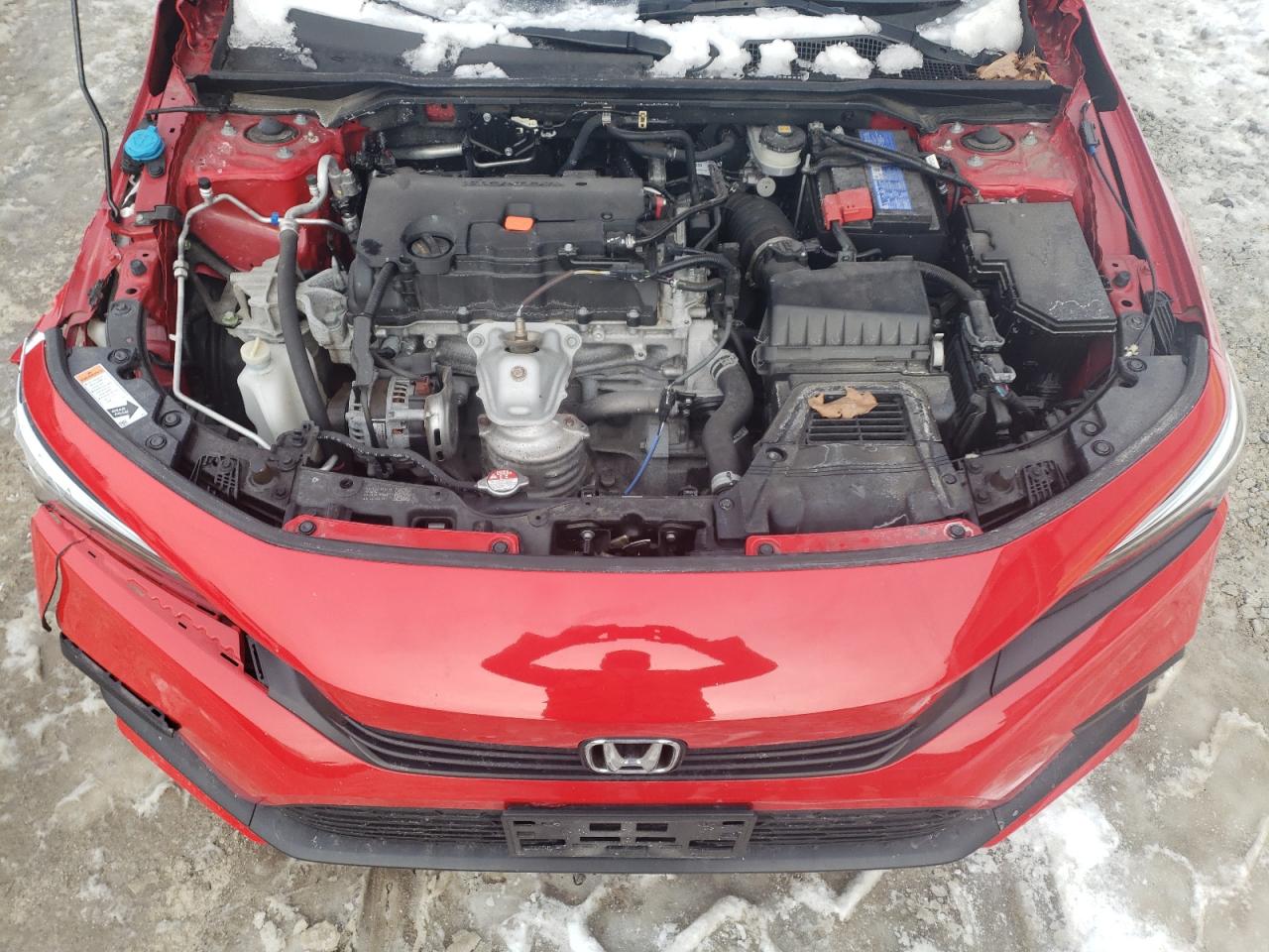 2022 Honda Civic VIN 2HGFE2F28NH522623 Copart auction photo, front end / side damage thumbnail 11